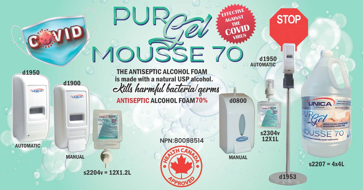 Purgel Mousse - 70 NPN 80098514 (800 Unicafoam)