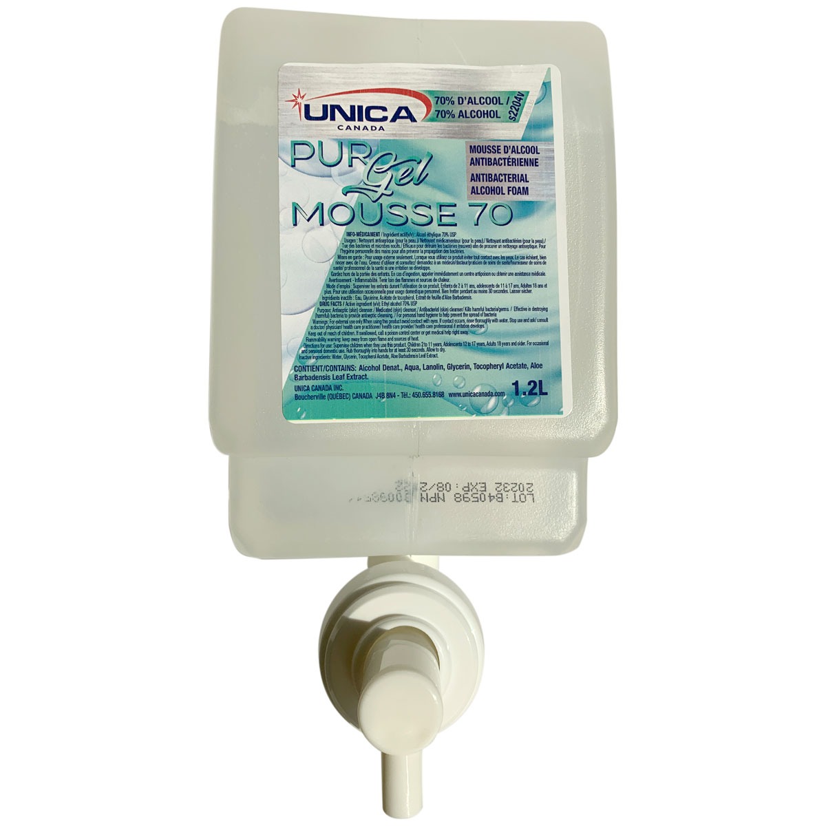 Purgel Mousse - 70 NPN 80098514 (Unicafoam 800) – Unica Canada